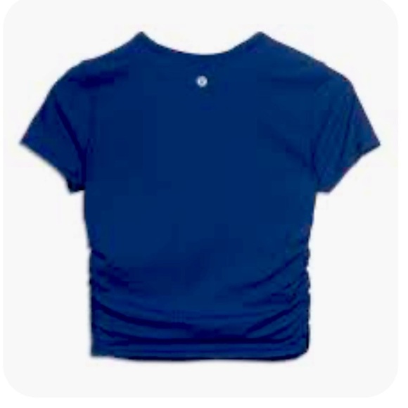 LULULEMON all it takes ribbed T-shirt, and navy blue size small - Picture 2 of 7